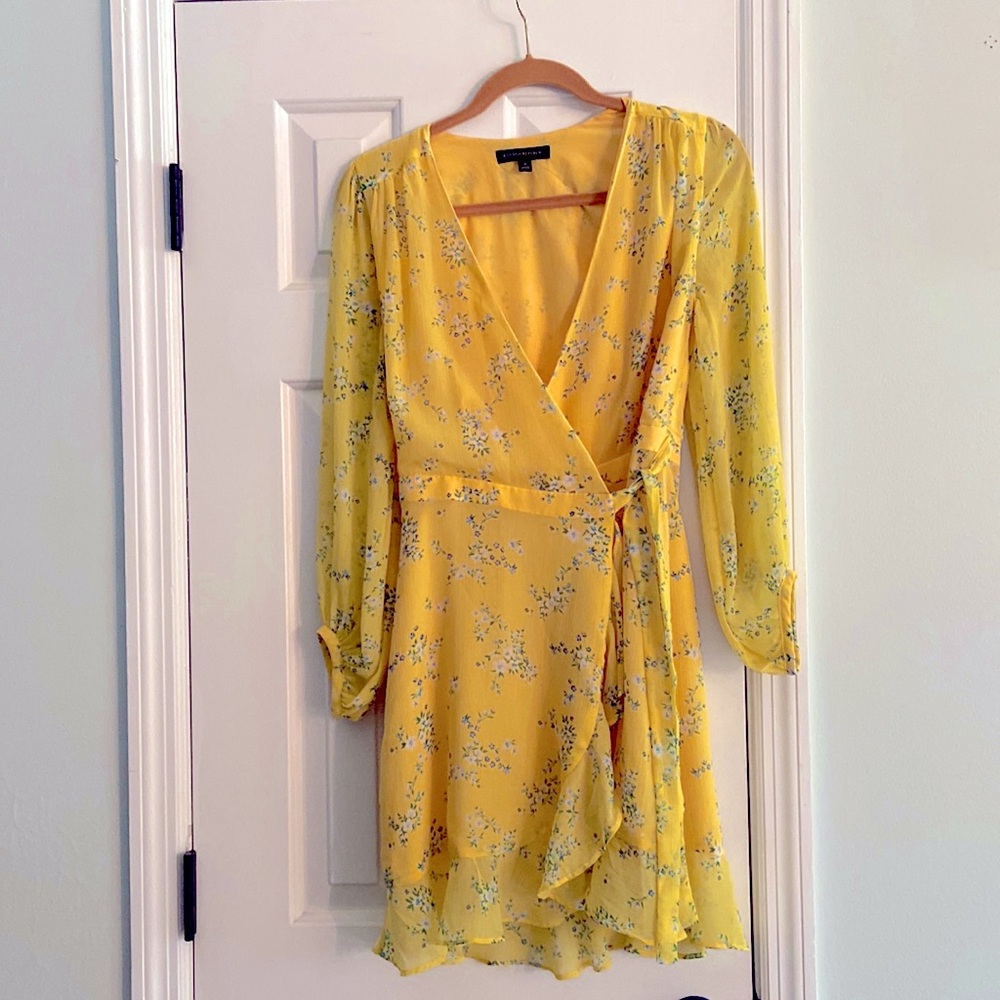BANANA REPUBLIC YELLOW FLORAL DRESS